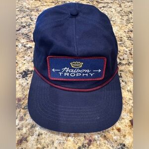 Malbon Golf navy hat. Never worn